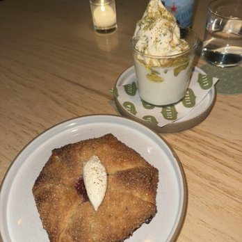 Lilia - Italian Job (soft serve gelato) and Rasberry Crostata tart - Italian Near Me - Brooklyn, New York Lilia - Italian Job (soft serve gelato) and Rasberry Crostata tart - Italian Near Me - Brooklyn, New York