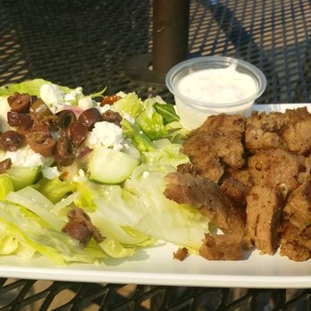 Daphne's - Gyro and side salad. YUMMY - Greek Near Me - Roseville, California Daphne's - Gyro and side salad. YUMMY - Greek Near Me - Roseville, California