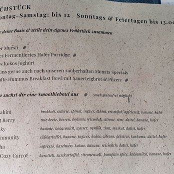 Ændrè - Frühstückskarte 1/2 - Cafes Near Me - Hamburg, HH Ændrè - Frühstückskarte 1/2 - Cafes Near Me - Hamburg, HH
