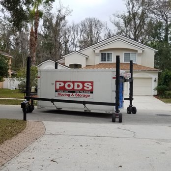 PODS Moving & Storage - Picking up Full Container - Self Storage Near Me - Saint Augustine, Florida