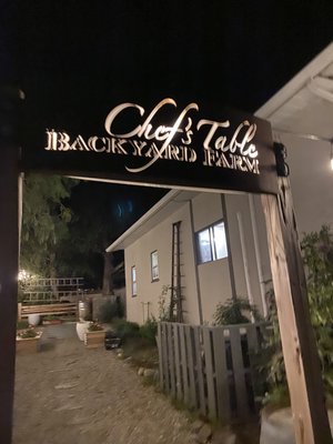 Backyard Farm Chef's Table by null