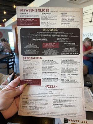 Mason Jar Brews and Burgers by null