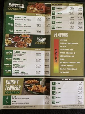 Menu photo 4 Wingstop Baldwin Park, CA
