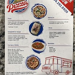 Yera’s Pizza & Pasta - Flyer/Menue