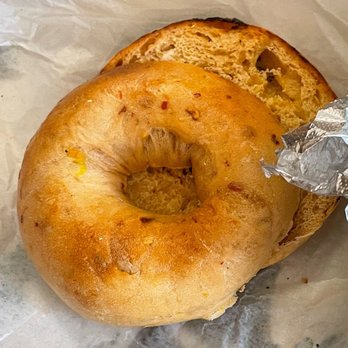 Bagel Bin - Yummy toasted plain fresh bagel - Bagels Near Me - Ellicott City, Maryland