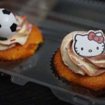 Liliha Bakery - Butter cupcakes with swirl frosting topped with Hello kitty designed *6/23/23 - Bakeries Near Me - Honolulu, Hawaii Liliha Bakery - Butter cupcakes with swirl frosting topped with Hello kitty designed *6/23/23 - Bakeries Near Me - Honolulu, Hawaii