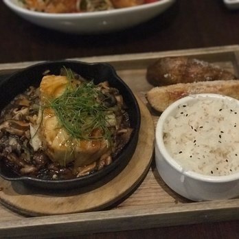 26 Sushi & Tapas - Sea bass on mushrooms with rice - Sushi Bars Near Me - Surfside, Florida 26 Sushi & Tapas - Sea bass on mushrooms with rice - Sushi Bars Near Me - Surfside, Florida