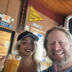 Landing 61 Sports Bar - Having drinks!