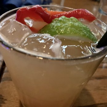 STIRR - Red Bell Pepper Margarita - Cocktail Bars Near Me - Dallas, Texas STIRR - Red Bell Pepper Margarita - Cocktail Bars Near Me - Dallas, Texas