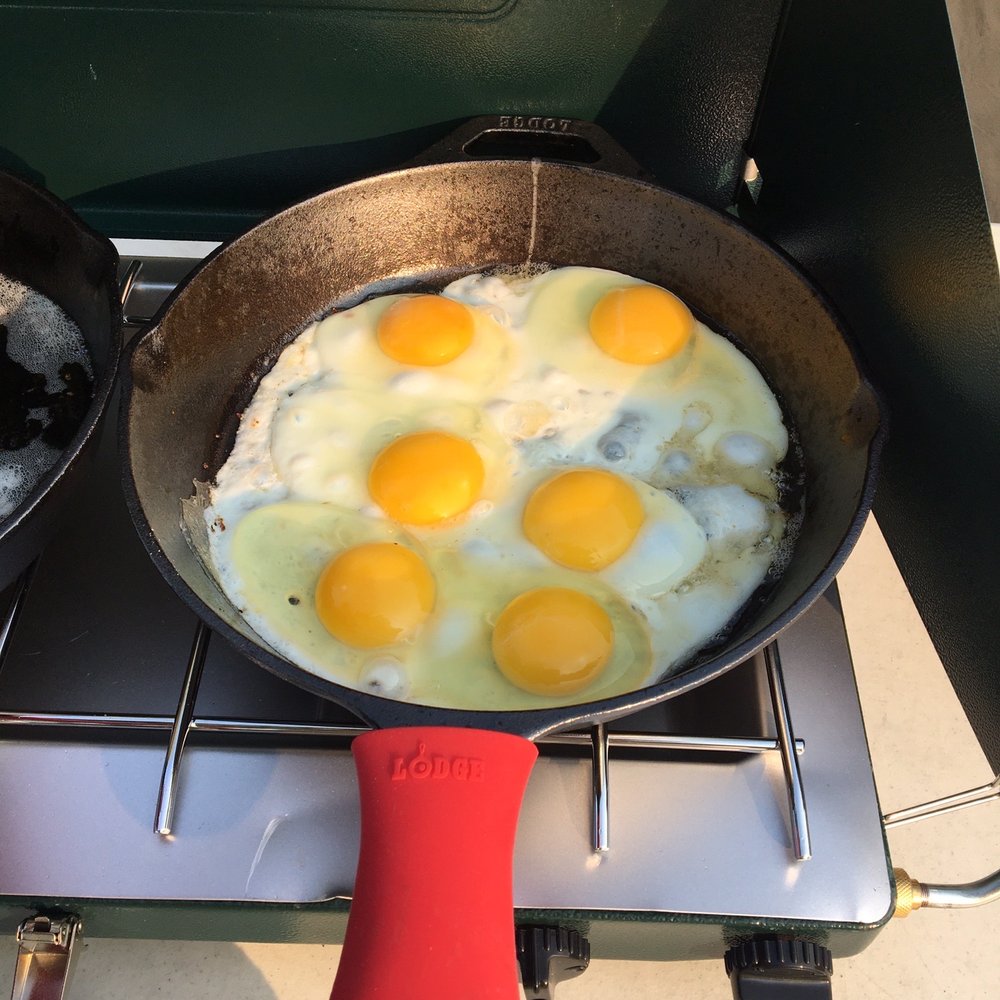 Brite Lake Campground - Eggs cooked in bacon grease. Follow me for more recipes lol. - Campgrounds Near Me - Tehachapi, California Brite Lake Campground - Eggs cooked in bacon grease. Follow me for more recipes lol. - Campgrounds Near Me - Tehachapi, California