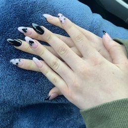 My daughter's acrylic nails, they did a great job. My daughter's acrylic nails, they did a great job.