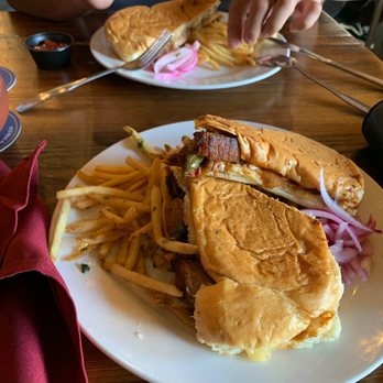 Baracoa Cuban Restaurant - These fries are amazing. Sonia the white sangria. Yum! - Cuban Near Me - Palmdale, California Baracoa Cuban Restaurant - These fries are amazing. Sonia the white sangria. Yum! - Cuban Near Me - Palmdale, California