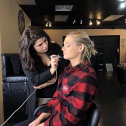 Organic Infusion Hair & Nail Salon - My daughters hair and makeup session