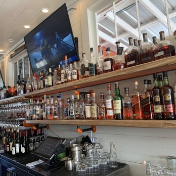 7 Acre BarnGrill - The well stocked bar - New American Near Me - Alpharetta, Georgia