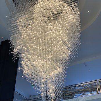Bloom & Bee - Huge chandelier - New American Near Me - Houston, Texas