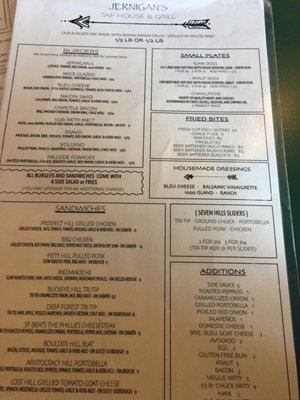 Menu photo 5 Jernigan's Tap House & Grill Nevada City, CA Menu photo 5 Jernigan's Tap House & Grill Nevada City, CA