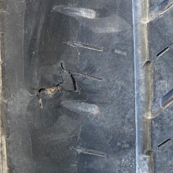Jarods Auto and Tire - Steel belt breaking through the tire - underivable - Towing Near Me - Willcox, Arizona