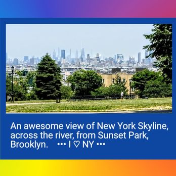 Sunset Park - I'd thought, why don't I post this amazing Park, that has a combination of everything, on Yelp. - Parks Near Me - Brooklyn, New York