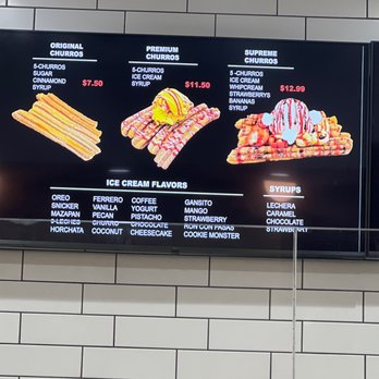 Mr. Churro - Menu 2 - Desserts Near Me - Anaheim, California