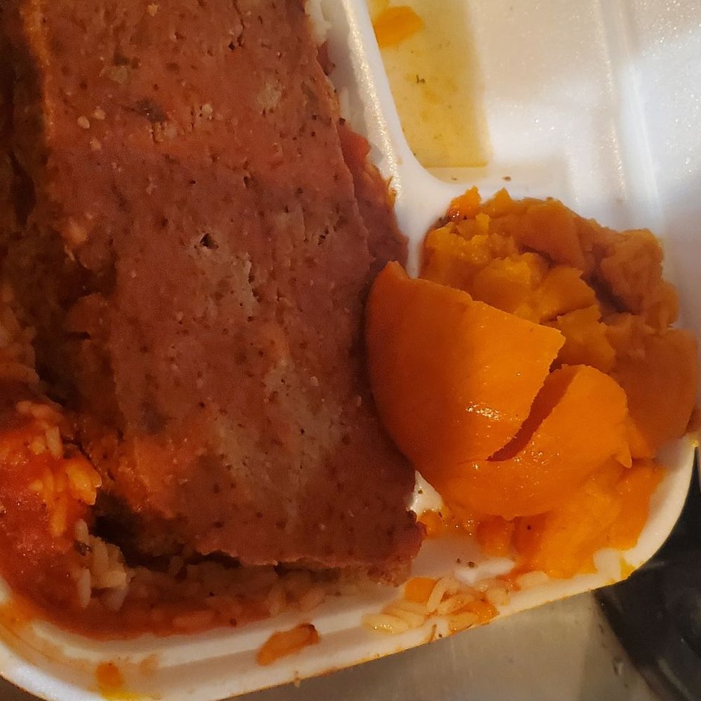 Chef Marilyn's - Meatloaf rice & yams - Southern Near Me - Los Angeles, California Chef Marilyn's - Meatloaf rice & yams - Southern Near Me - Los Angeles, California