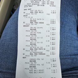 Stop & Shop - Bill September 2026