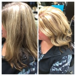 Choice Salon And Spa - I had a client refer her mom in and we made her a warm honey blonde from an ashy blonde!