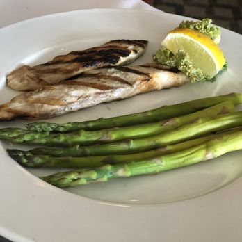 Gaido's - This was the saddest $30+ fish plate I've ever seen at Gaidos ;( notice the stale kale... the asparagus potion was bigger than the fish. - Seafood Near Me - Galveston, Texas Gaido's - This was the saddest $30+ fish plate I've ever seen at Gaidos ;( notice the stale kale... the asparagus potion was bigger than the fish. - Seafood Near Me - Galveston, Texas