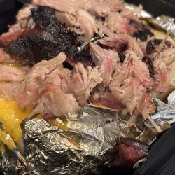 Soulmans - Grapevine Hwy BBQ - Pork double barrel baked potato, my favorite