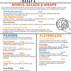 Fresh Start - Salads, Paninis, and Flatbreads