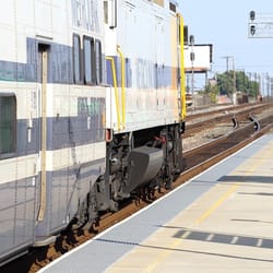 Commerce Metrolink Station - This Metrolink isnt stopping....speed limit 60 mph...so always be aware!