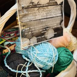 Beaver Tales - Yarn basket