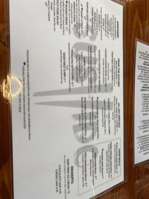 Menu photo 2 Sushido Tacoma, WA