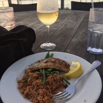 Cobalt - Speckled trout with jambalaya rice and green beans - Seafood Near Me - Orange Beach, Alabama
