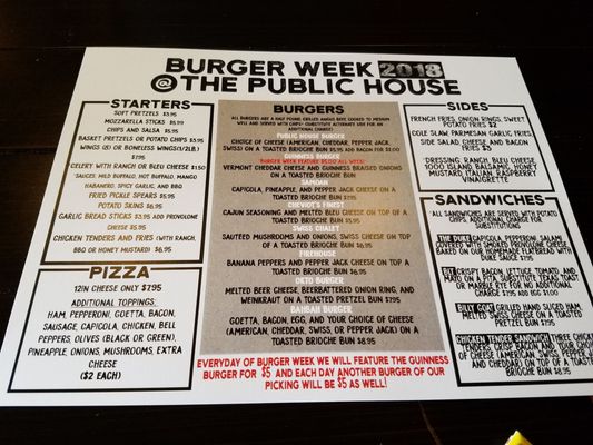 Menu photo 6 The Public House Bar & Grill Cheviot, OH