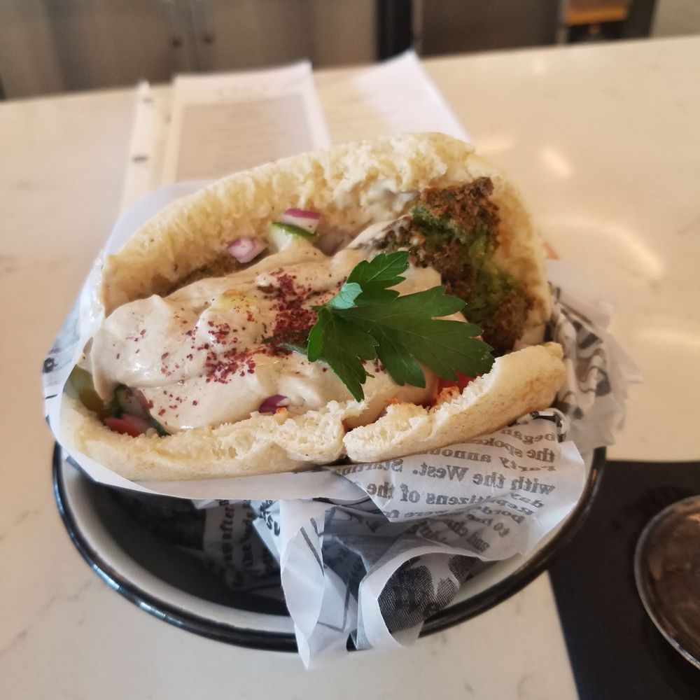 Jaffa - Falafel pita - Mediterranean Near Me - Miami, Florida