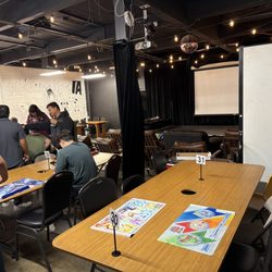 Tabletop Village - Gaming area in back room