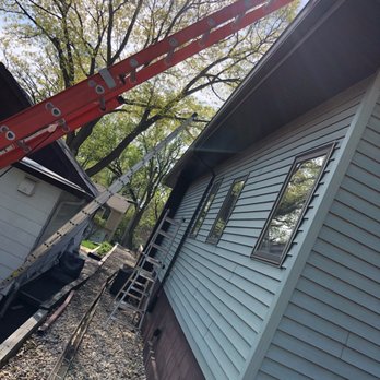 Ultimate Gutter - Guys just finished installation - Gutter Services Near Me - Schaumburg, Illinois