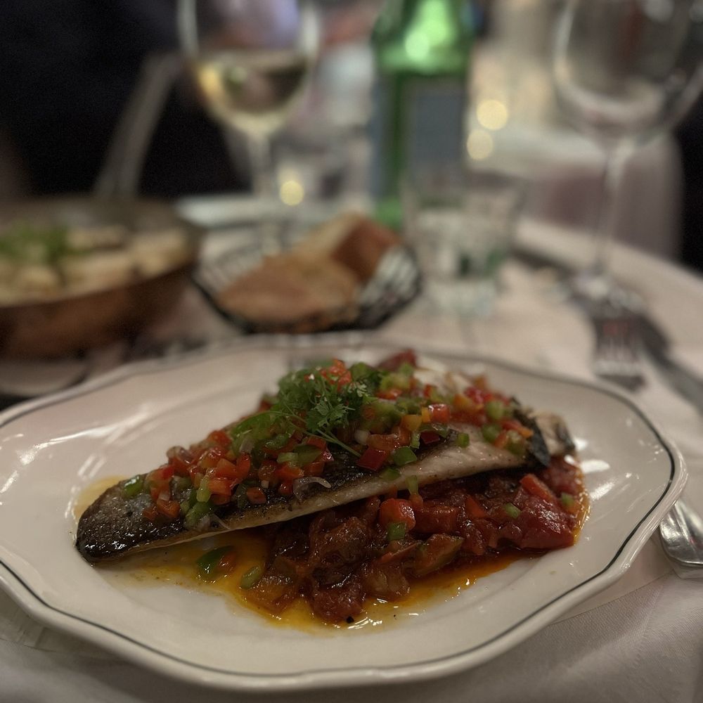 Café Beaujolais - Sea Bass. - French Near Me - Paris, 75