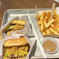 Shake Shack Village District - K-Shack Spicy BBQ Fries K-Shack BBQ Burger