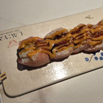 Umiya Sushi - Red snapper roll - Sushi Bars Near Me - Houston, Texas Umiya Sushi - Red snapper roll - Sushi Bars Near Me - Houston, Texas