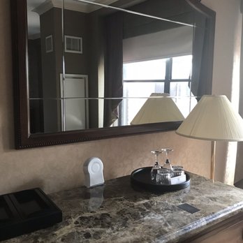 The Whitehall Hotel - Mirror in room above the fridge - Hotels Near Me - Chicago, Illinois