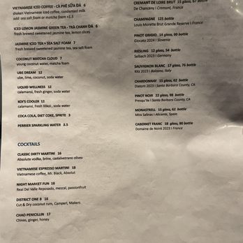 Chao - Menu 3/17/2026 - Asian Fusion Near Me - Honolulu, Hawaii