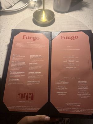 Menu photo 1 Fuego Long Beach, CA
