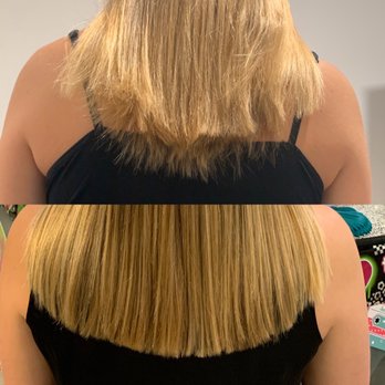 Dramatics NYC - Top: Disco's "v-cut layers" Bottom: Dita's clean cut fix - Hair Salons Near Me - New York, New York Dramatics NYC - Top: Disco's "v-cut layers" Bottom: Dita's clean cut fix - Hair Salons Near Me - New York, New York