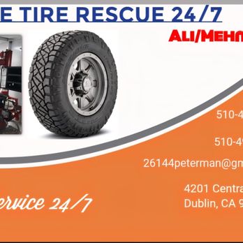 Mobile Tire Rescue 24/7 - Tires Near Me - Dublin, California Mobile Tire Rescue 24/7 - Tires Near Me - Dublin, California