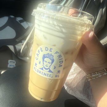 Café de Frida - Iced Dirty Horchata Latte - Pancakes Near Me - Florence, Alabama Café de Frida - Iced Dirty Horchata Latte - Pancakes Near Me - Florence, Alabama