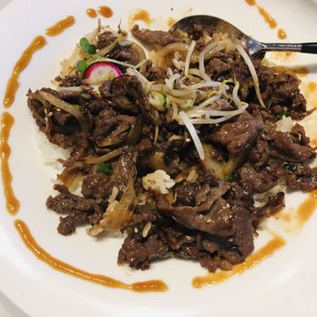 Mama's Kitchen - Bulgogi beef over rice - Korean Near Me - Bellevue, Washington Mama's Kitchen - Bulgogi beef over rice - Korean Near Me - Bellevue, Washington