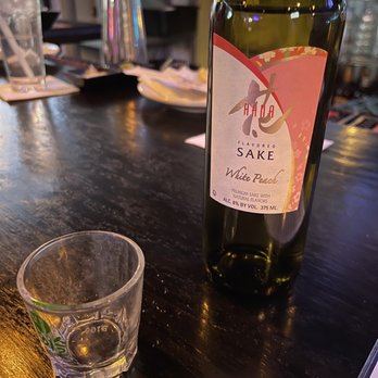 Zu Izakaya - white peach sake - Asian Fusion Near Me - Tempe, Arizona Zu Izakaya - white peach sake - Asian Fusion Near Me - Tempe, Arizona