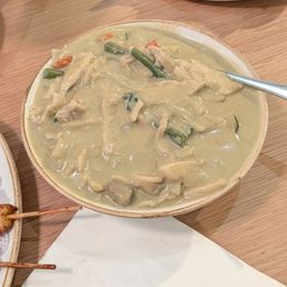 Green curry with chicken Green curry with chicken