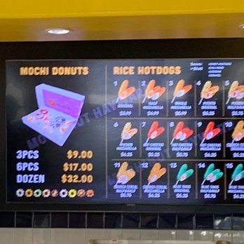 Mochinut - menu 3/30/23 - Donuts Near Me - Hayward, California